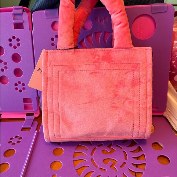 Juicy Couture Coral Mini Bag with Rhinestone Detail - Picture 4 of 5